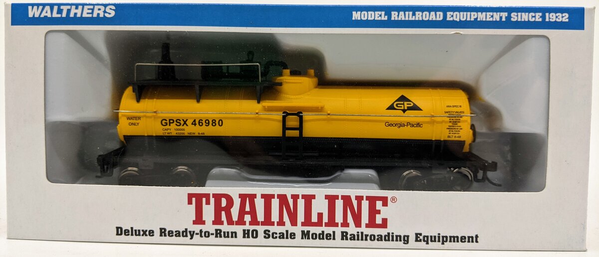 Walthers 931-1767 HO Georgia Pacific Fire Fighting Single Dome Tank Car # 46980