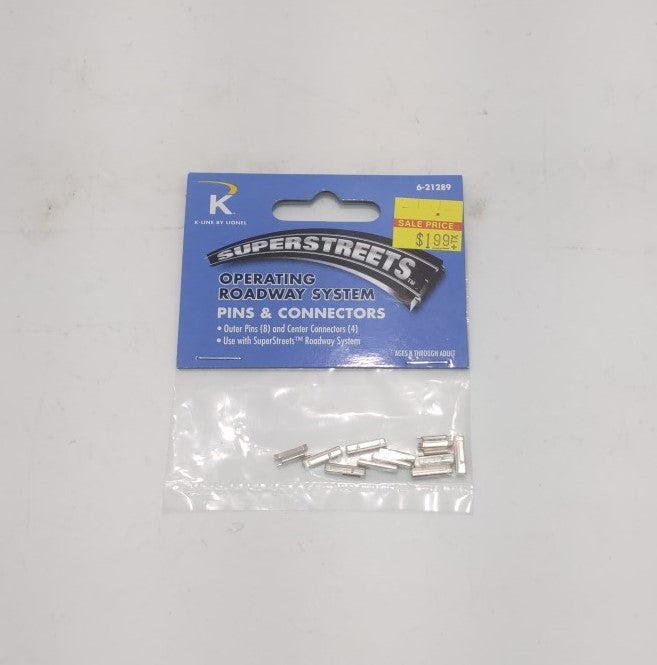 K-Line 6-21289 O Operating Roadway System Pins & Connectors
