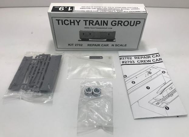 Tichy 2702 N Tool/Supply Car Converted Double Sheathed Boxcar Kit