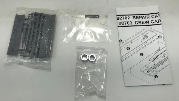 Tichy 2702 N Tool/Supply Car Converted Double Sheathed Boxcar Kit