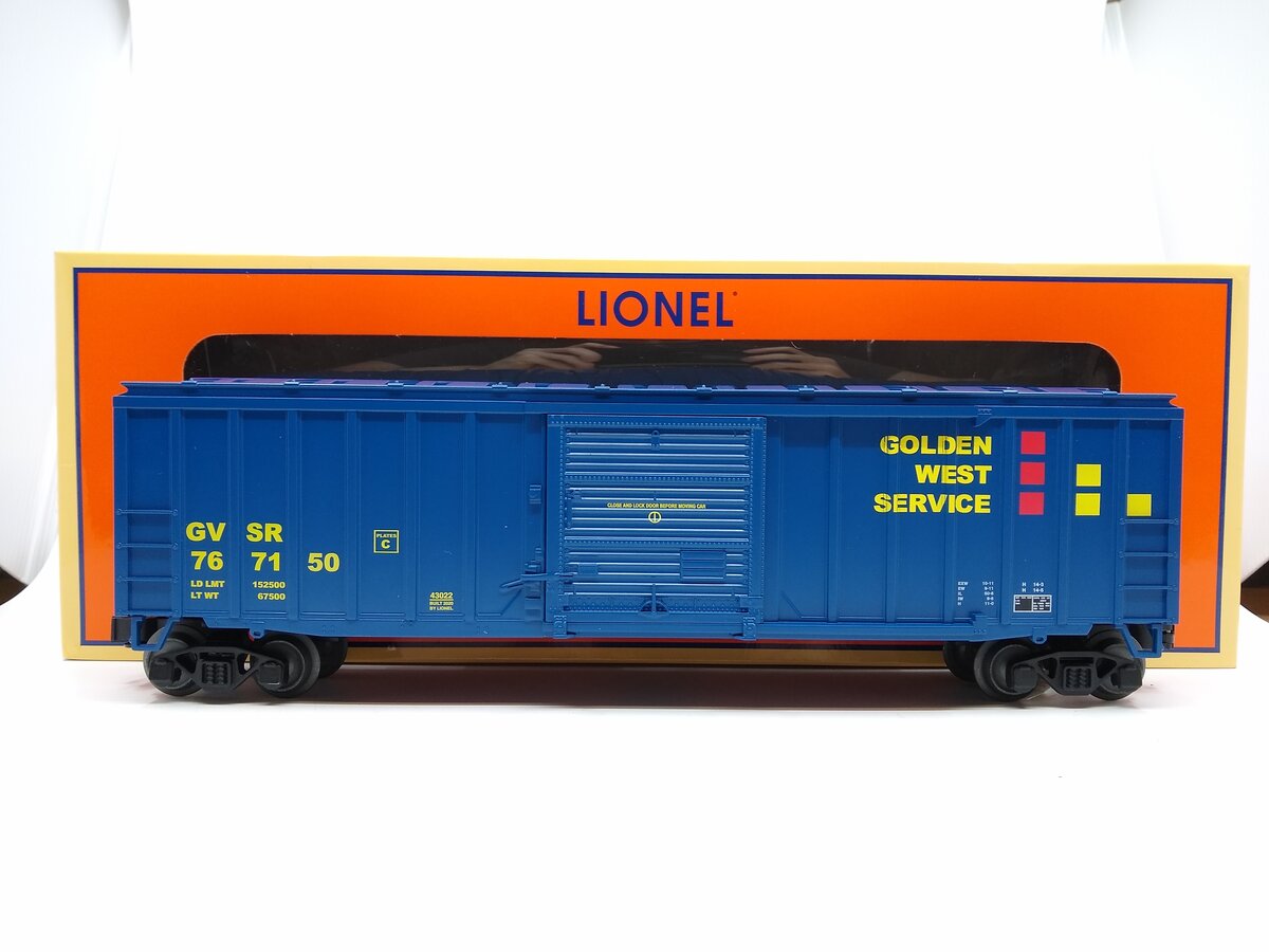 Lionel 2043022 O Gauge Gold West Service Boxcar #767150