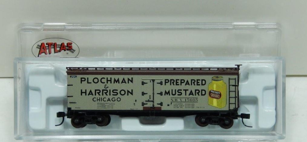 Atlas 41571 40' Wood Reefer Plochman & Harrison #15605 N