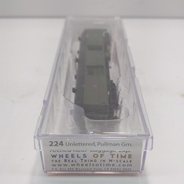 Wheels of Time 224 N Scale Undecorated 70' Heavyweight Baggage Express