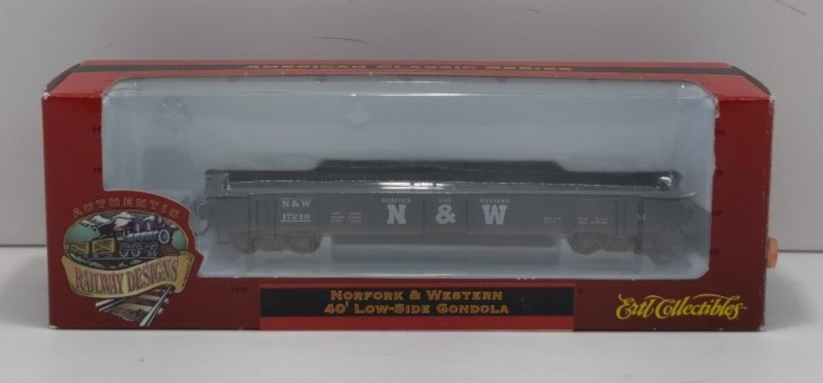 Ertl 1388 HO Norfolk & Western 40' Low-Side Gondola