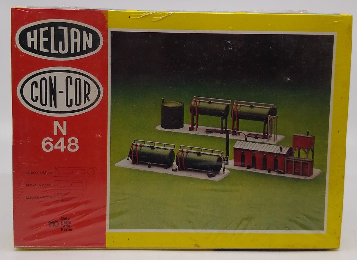 Heljan 648 N Scale Diesel & Sand Depot Building Kit