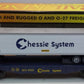 MTH 30-76463 O Chessie Flat Car w/ Trailer #9352