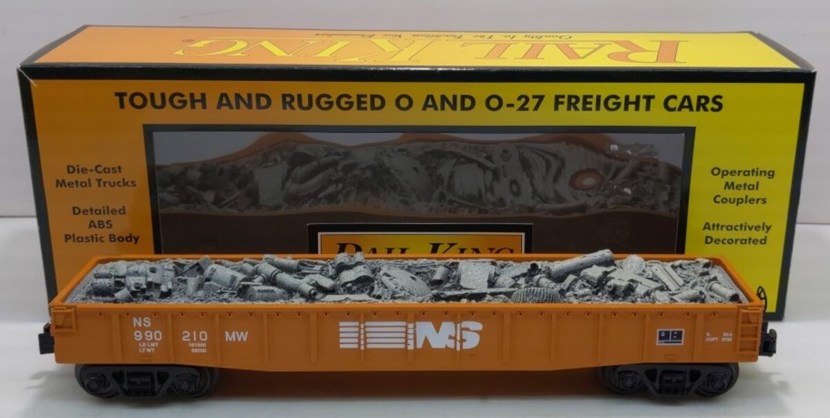 MTH 30-72119 O Norfolk Southern Gondola w/Junk Load