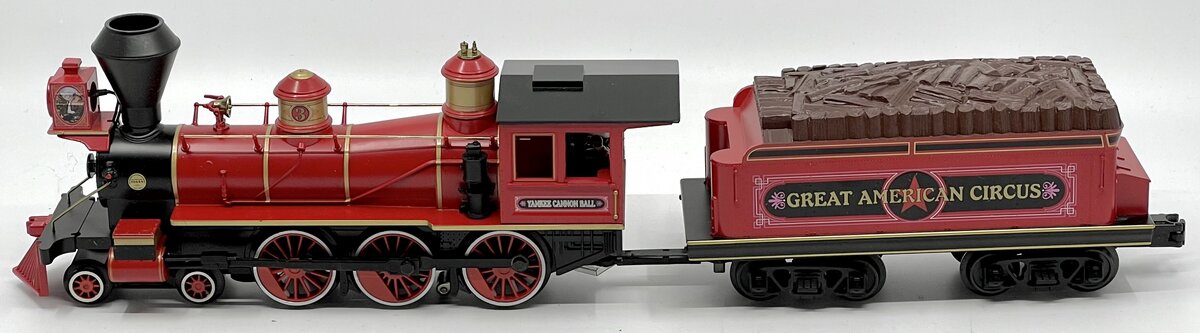 MTH 30-1585-1 4-6-0 Great American Circus Steam Engine w/PS3 #1
