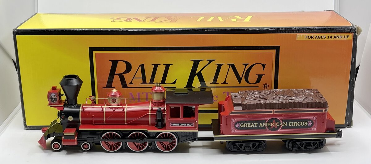 MTH 30-1585-1 4-6-0 Great American Circus Steam Engine w/PS3 #1
