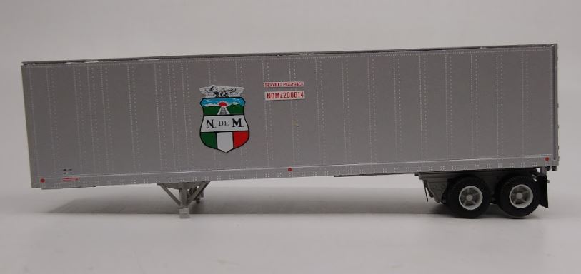 Athearn 73332 HO Scale Nacionales De Mexico 40' Z-Van Trailer #200014