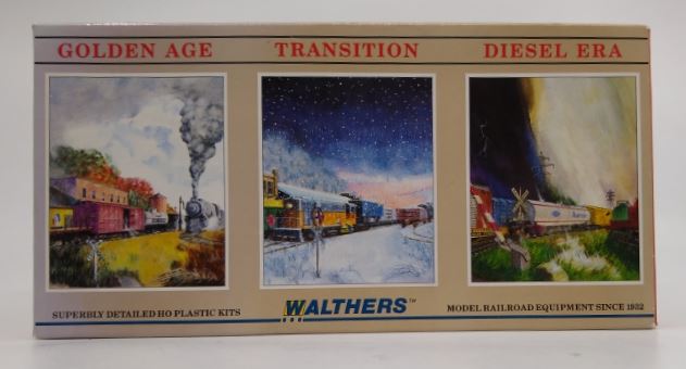 Walthers 932-2763 HO 40' Stock Car W/Dreadnaught Ends Great Northern #55596 Kit