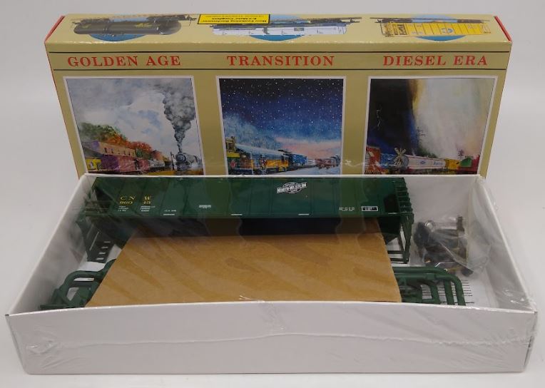 Walthers 932-5728 HO Green CNW PS-2CD Covered Hopper # 96043 Kit