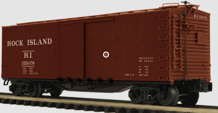 MTH 20-93634 O Rock Island 40' USRA Double Sheathed Boxcar #155078