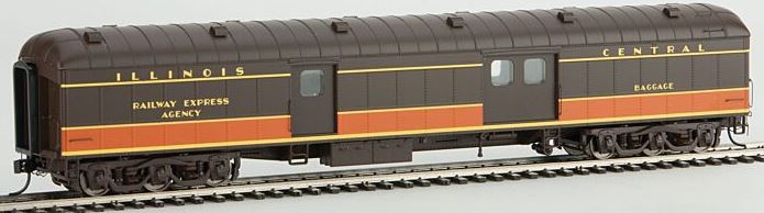 Walthers 920-17362 HO Illinois Central 70' ACF Arched-Roof Baggage Car