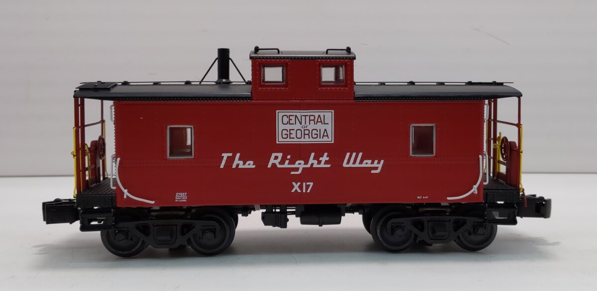 Lionel 6-27657 O Gauge Central of Georgia NE-Style Caboose