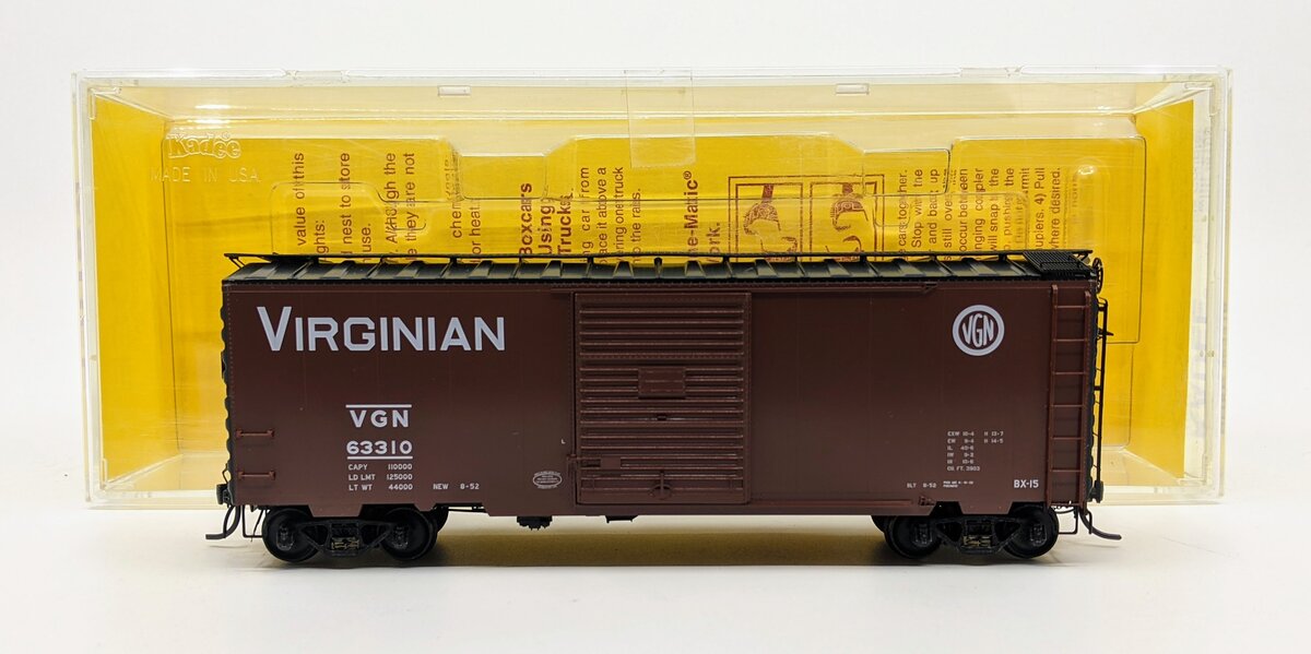 Kadee 5007 HO Virginian 40' PS-1 Boxcar with 8' Youngstown Door #63310