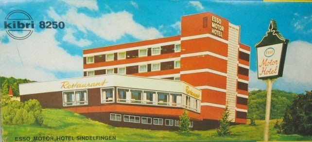 Kibri B-8250 HO Esso Motor Hotel Building Kit