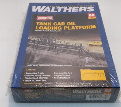Walthers 933-3104 HO Tank Car Oil Loading Platform Building Kit