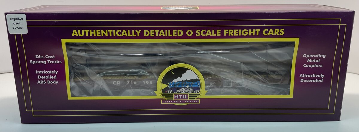MTH 20-98840 CR FLAT CAR W/PIPE LOAD
