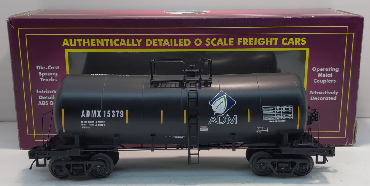 MTH 20-96207 O ADM Funnel Flow Tank Car