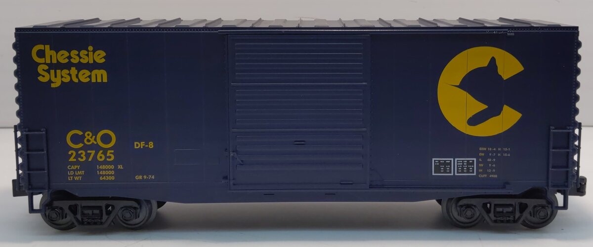 MTH 30-74815 O Chessie 40' High Cube Boxcar
