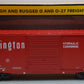 MTH 30-74814 O Burlington RailKing 40' High Cube Box Car #19845