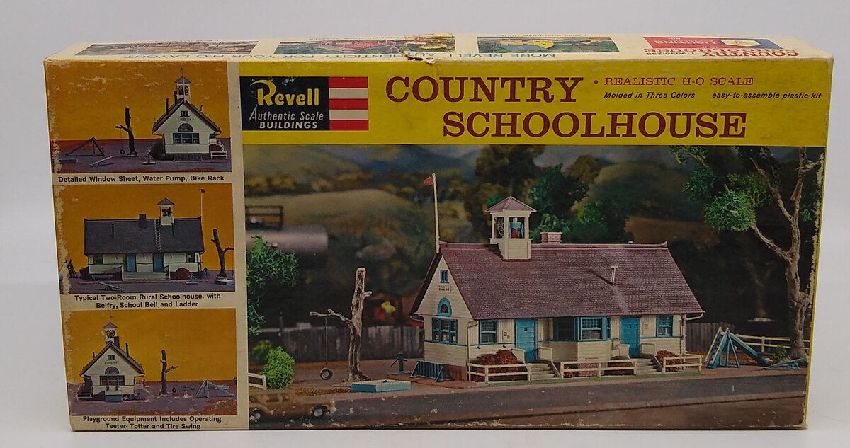 Revell T-9036 HO Country School House Building Kit