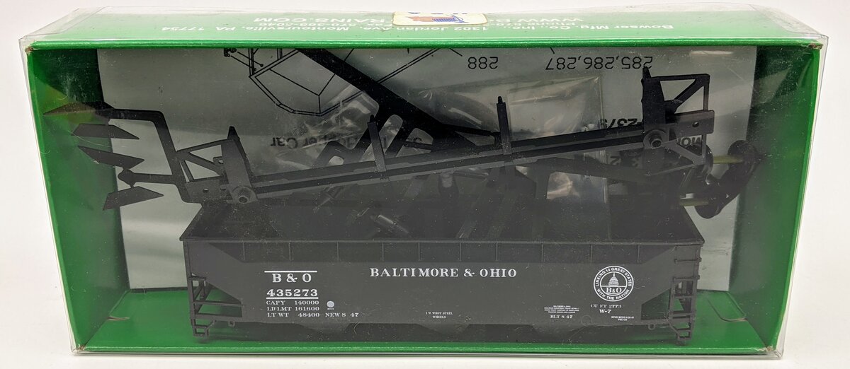 Bowser 56788 HO Baltimore & Ohio 70-Ton 3-Bay Offset-Side Hopper Kit #435273