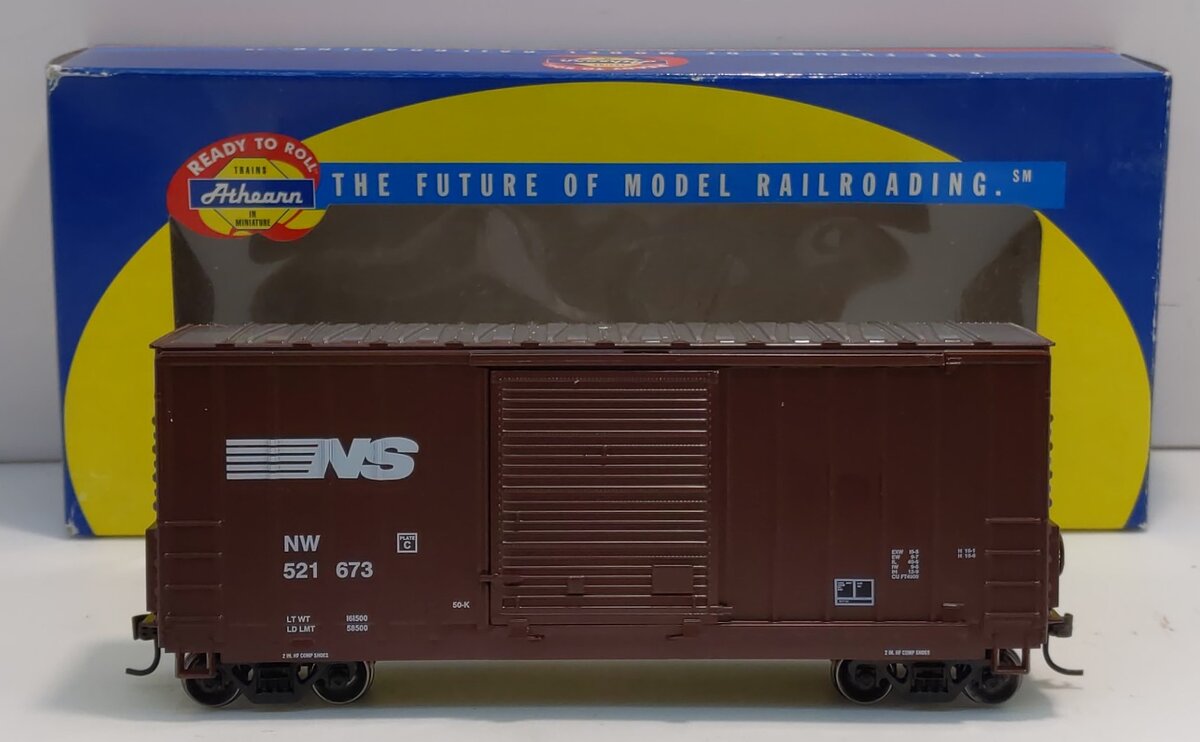 Athearn 70861 HO NS 40' Ouside-Braced Hi-Cube Box Car #521673