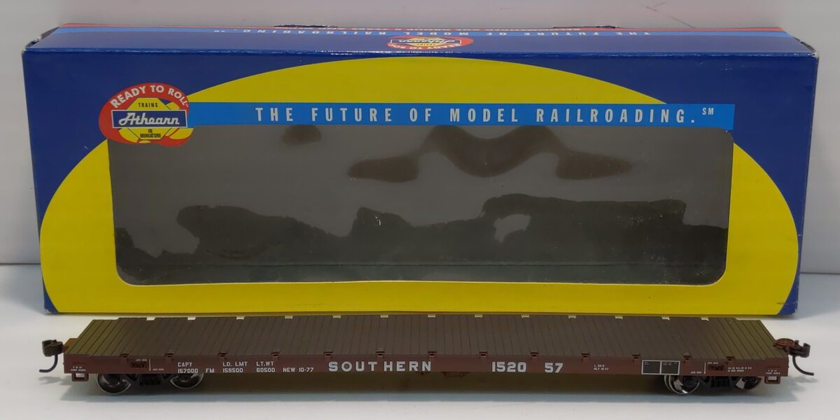 Athearn 92681 HO Scale Southern 60' Flat Car #152057