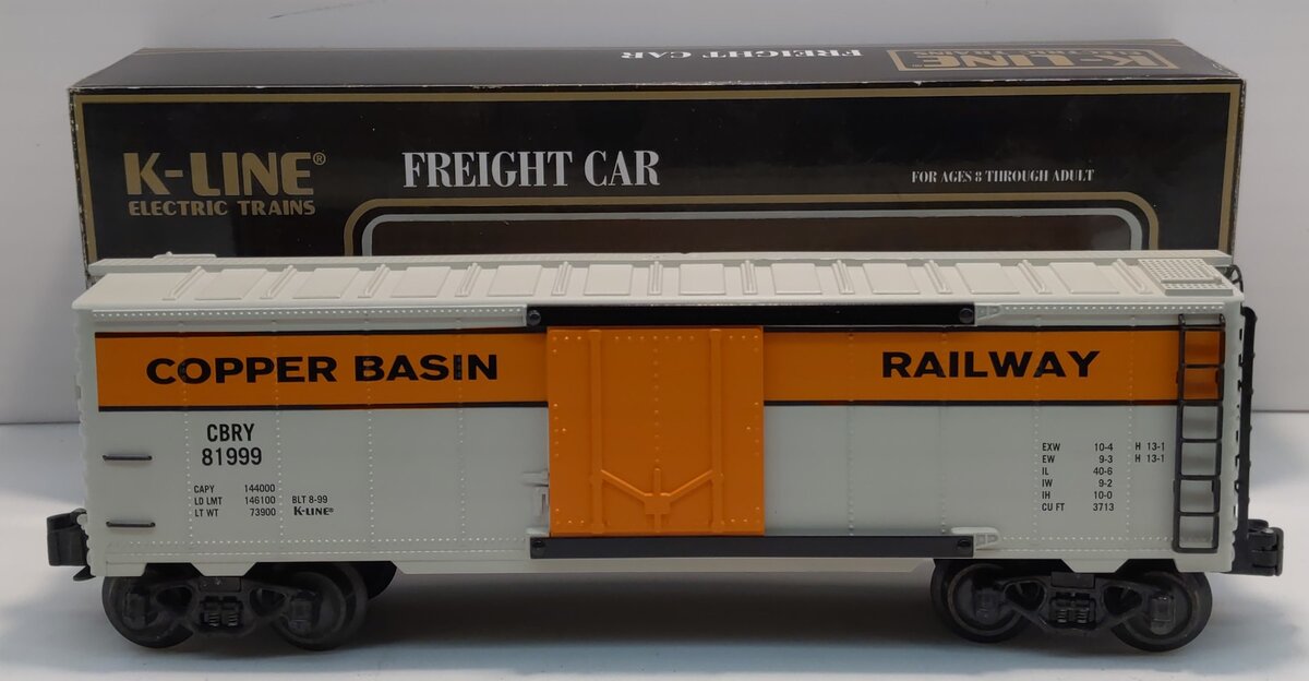 K-Line K641-9024 O Gauge Copper Basin 1999 TTOS Classic Boxcar