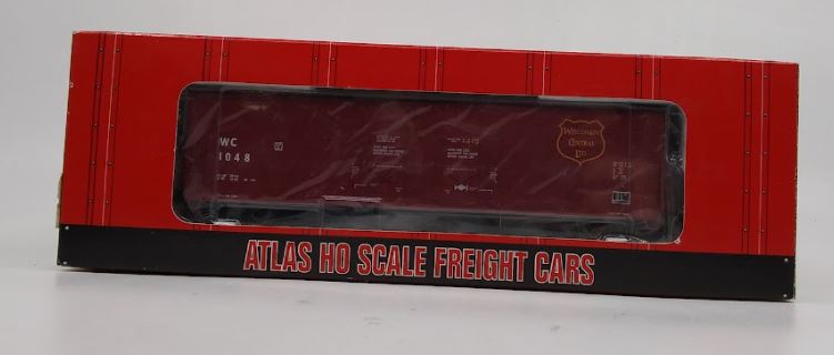 Atlas 1766-2 HO Wisconsin Central Evans Double Plug Door Box Car # 1048