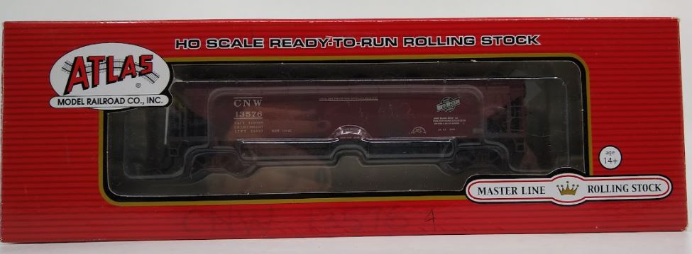 Atlas 20004569 HO Chicago and North Western 70 Ton Hart Ballast Car #13576