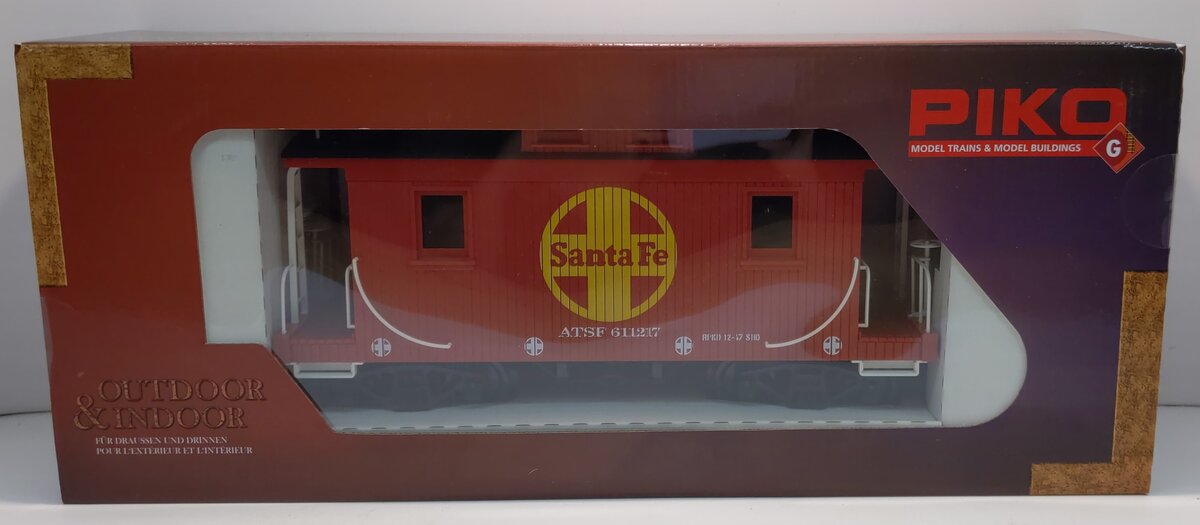 Piko 38896 G Scale Santa Fe Wood Caboose #611217