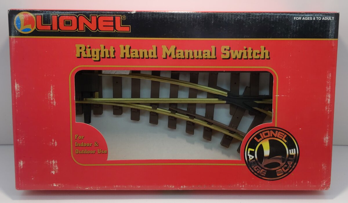 Lionel 8-82015 G Scale Right Hand Manual Switch Turnout