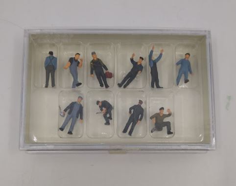 Preiser 1010249 HO Roundhouse Crew Figures (Set of 10)