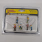 Woodland Scenics A1910 HO Scenic Accents Fly Fishermen Figures (Set of 6)