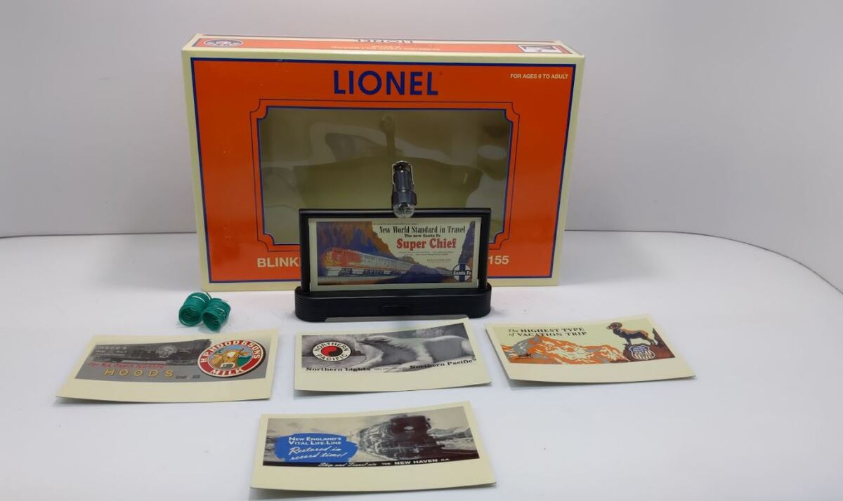 Lionel 6-24155 O Gauge Blinking Light Billboard