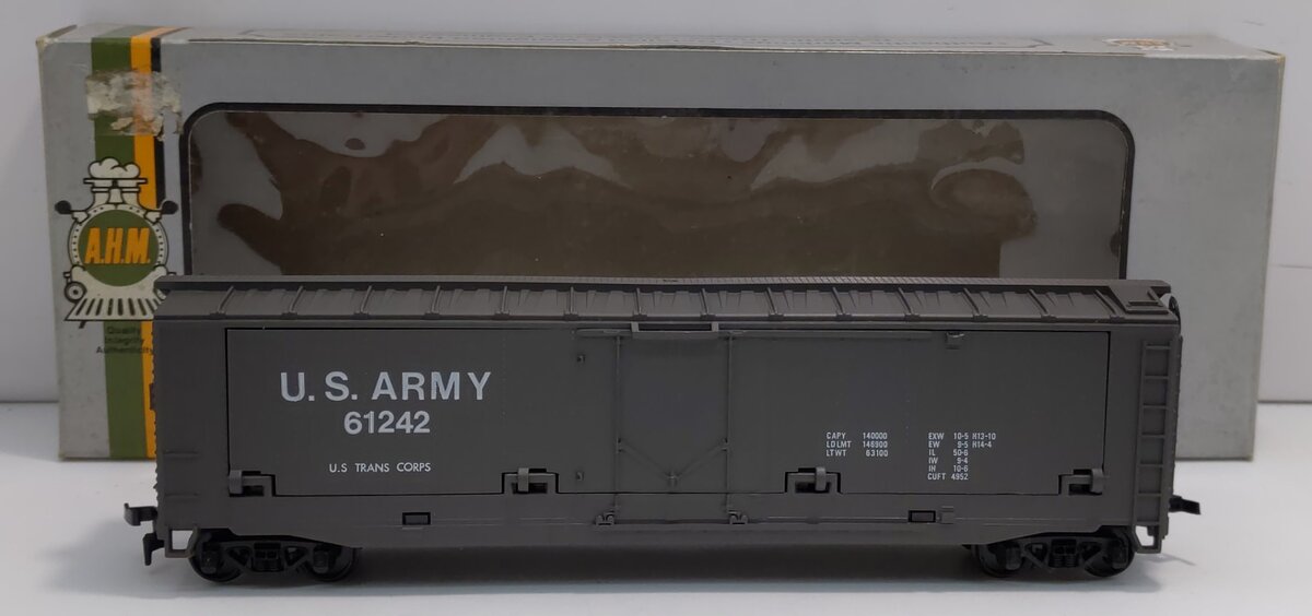 AHM 61242 HO Scale US Army Box Car #61242