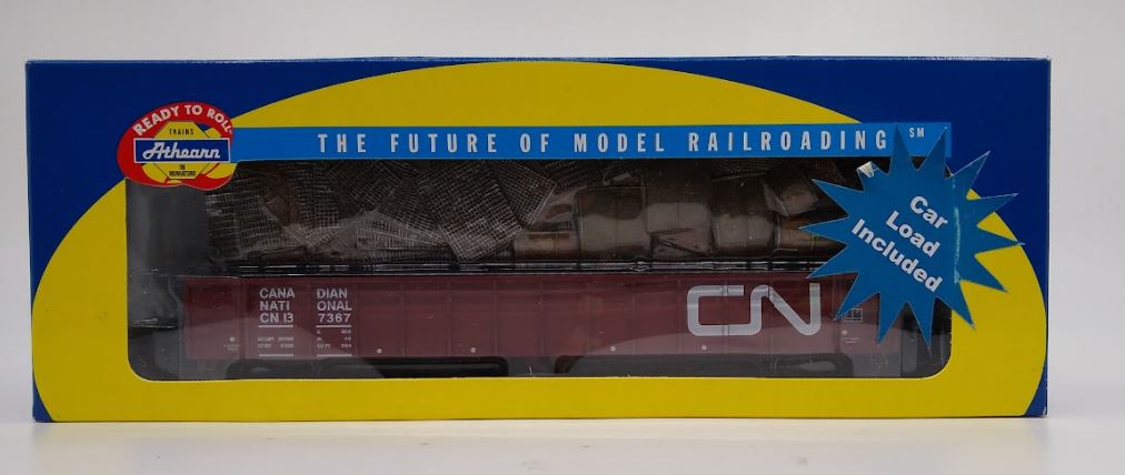Athearn 92826 HO RTR 52' Mill Gondola w/Scrap Load, CN #137367
