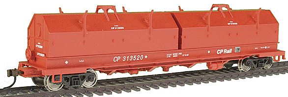 Walthers 932-3836 HO CP Rail Cushion Coil Car Angled Hoods #313520