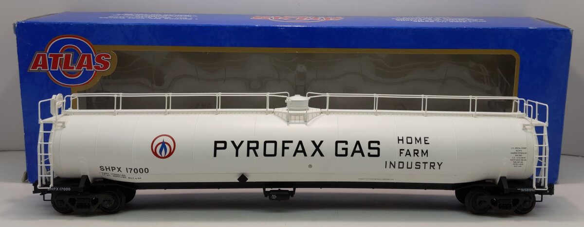 Atlas 6402-1 O Pyrofax Gas Tank Car #17000 (3-Rail)