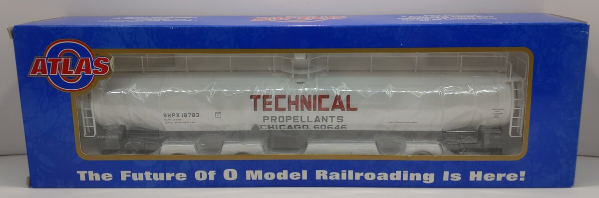 Atlas 6405-1 O Technical Propellants SHPX ACF 33K Gallon Tank Car #18783 -3 Rail