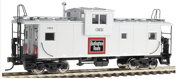 Atlas 6201-2 HO Burlington Route Extended Vision Caboose #13653