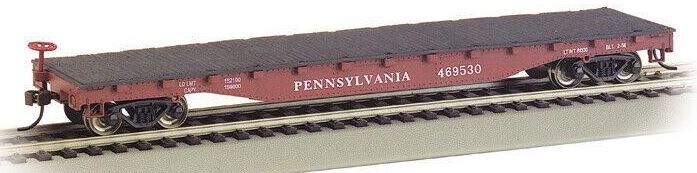 Bachmann 17314 HO Scale Pennsylvania 52' Flat Car #469530