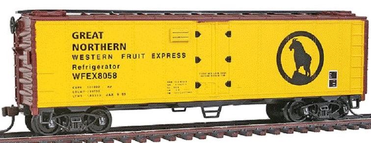 Model Power 98263 HO Scale Great Northern 40' G2 Steel Reefer