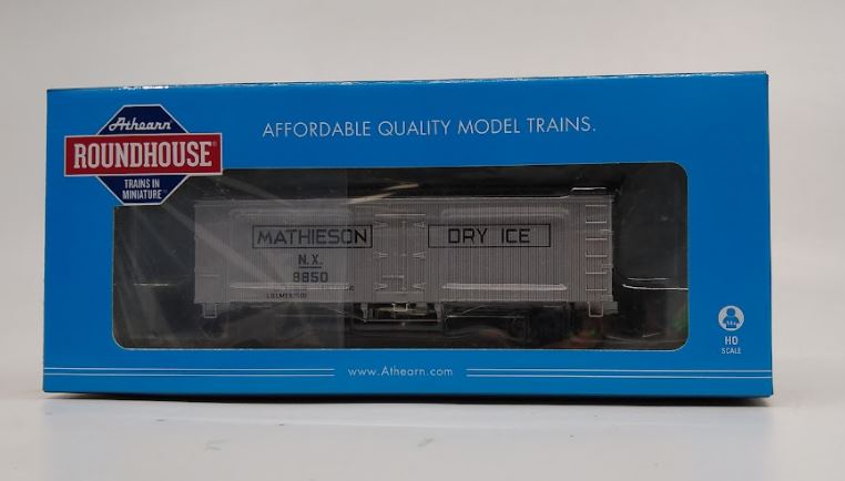 Roundhouse 85560 HO Mathieson Dry Ice 36' Old Time Wood Reefer #8850