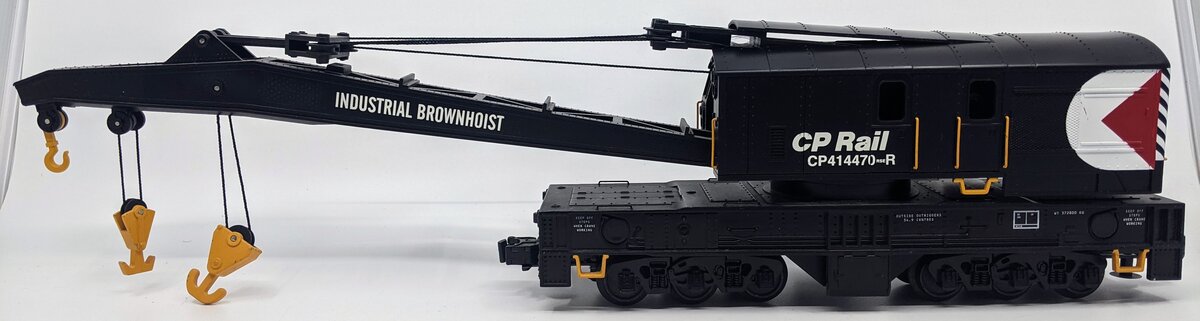 MTH 20-98807 O Gauge Canadian Pacific Rail Crane Car #414472