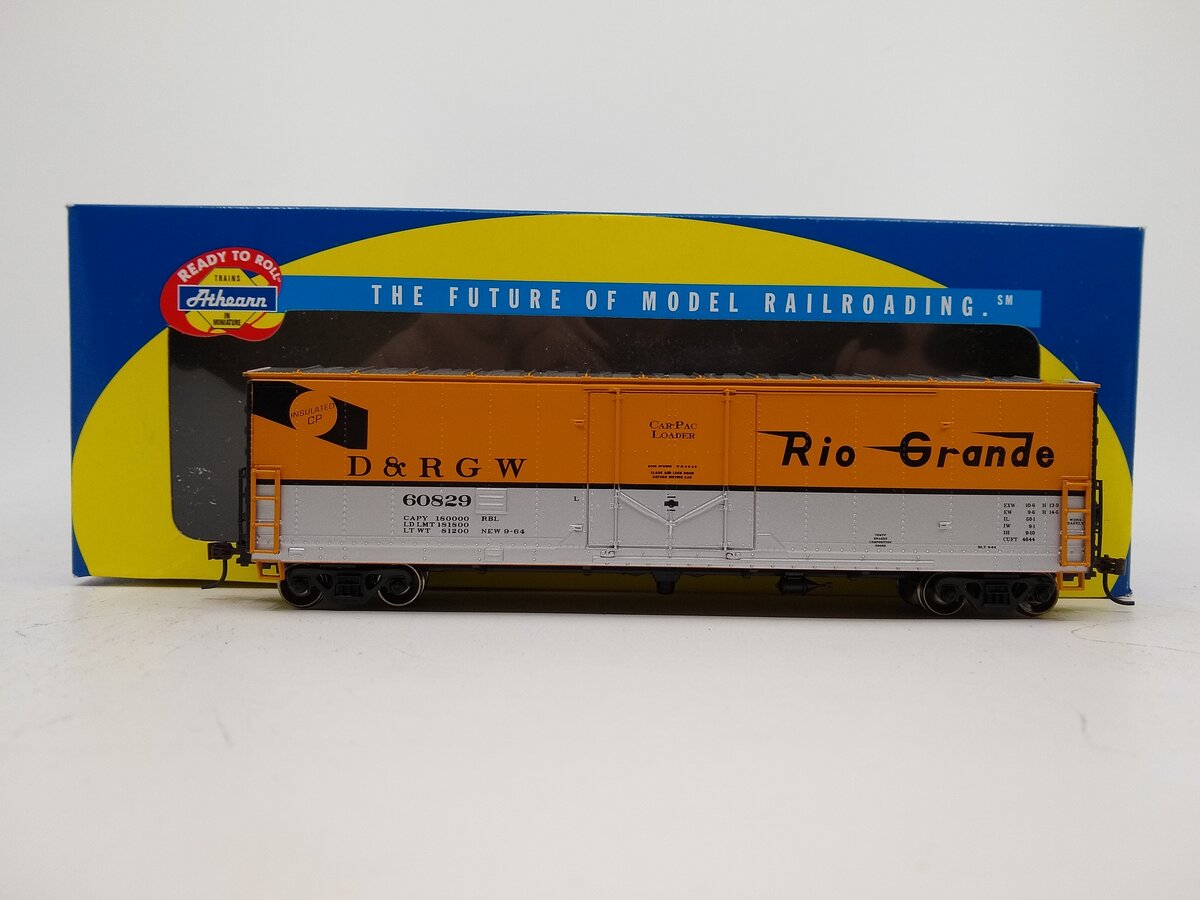 Athearn 74805 HO Denver & Rio Grande Western 50' YSD Box #60829