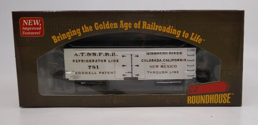 Roundhouse 85485 HO Scale ATSF 36' Wood Reefer #781